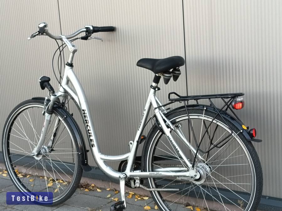Prémium Hercules Freeway 8 mélyvázas trekking kerékpár 57 cm-es