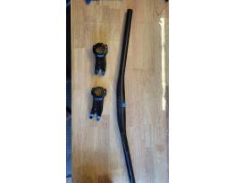 PRO Tharsis 3Five Mini Riser Carbon MTB kormány35mm/740mm