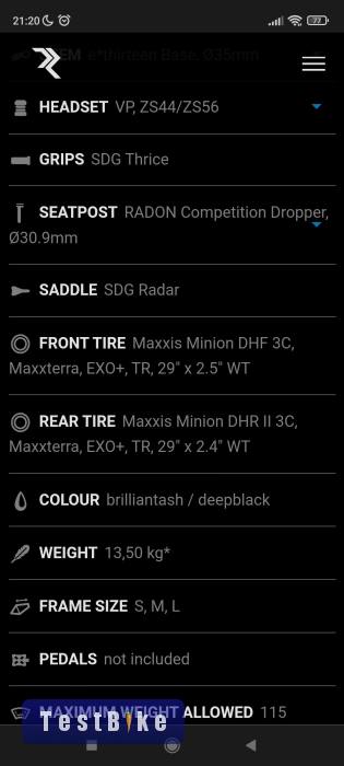 Radon Cragger 29" Large