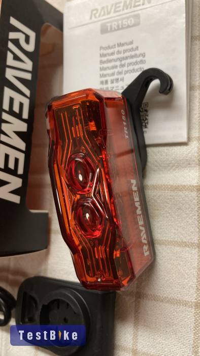 Ravemen TR150 usb led hátsó lámpa féklámpa funkciós