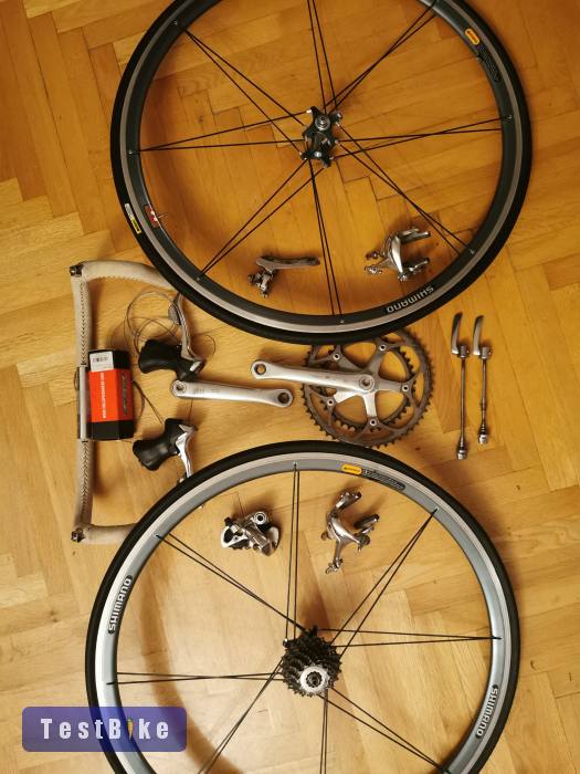 Retro Dura-Ace 7700 teljes szett - extrás kerékszettel