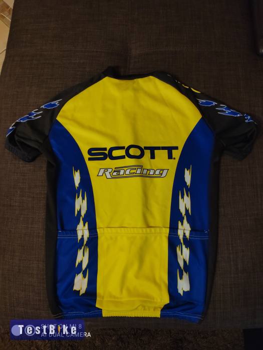 Retro Scott Racing kerékpáros mez