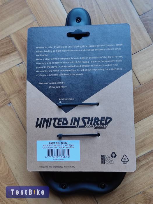 Reverse Fort Will mtb nyereg fekete-kék
