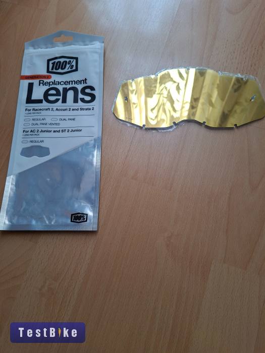 Ride100% Tükrös lencse arany Accuri2/Strata2/Racecraft2 szem