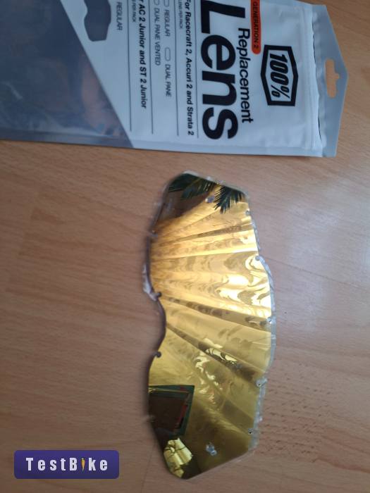 Ride100% Tükrös lencse arany Accuri2/Strata2/Racecraft2 szem