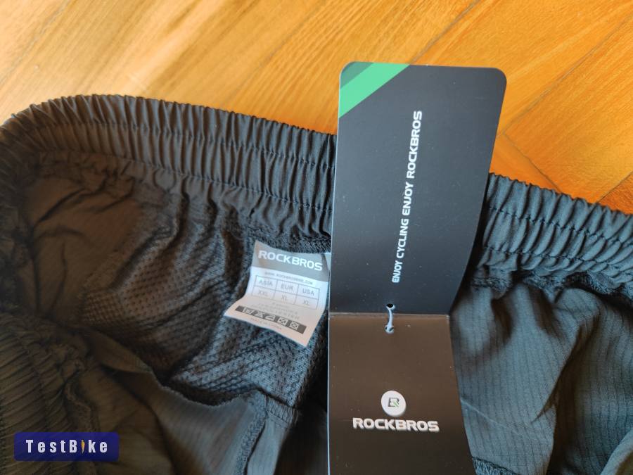 Rockbros vékony, jól szellőzőző kerékpáros nadrág XL (L)