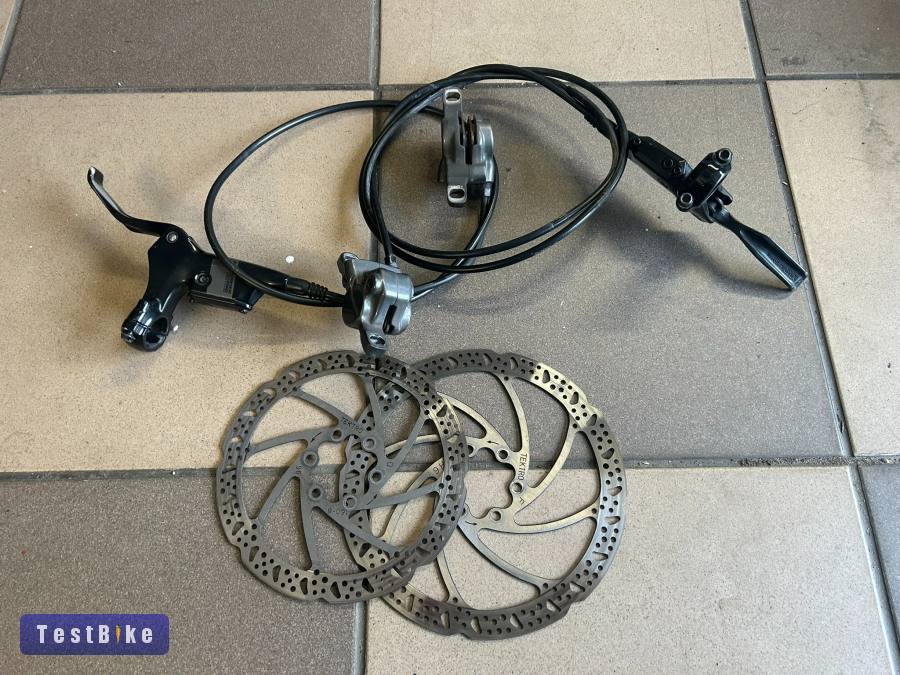 Rockrider/Tektro komplett tárcsafékszett tárcsákkal eladó!