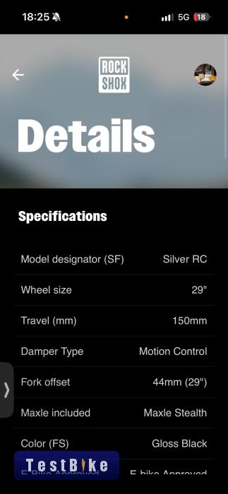 Rockshox psylo silver 150mm 29” boost 