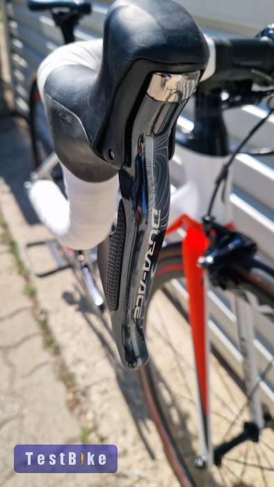 S-works Tarmac SL6 49-es, Dura Ace Di2, karbon kerékszett