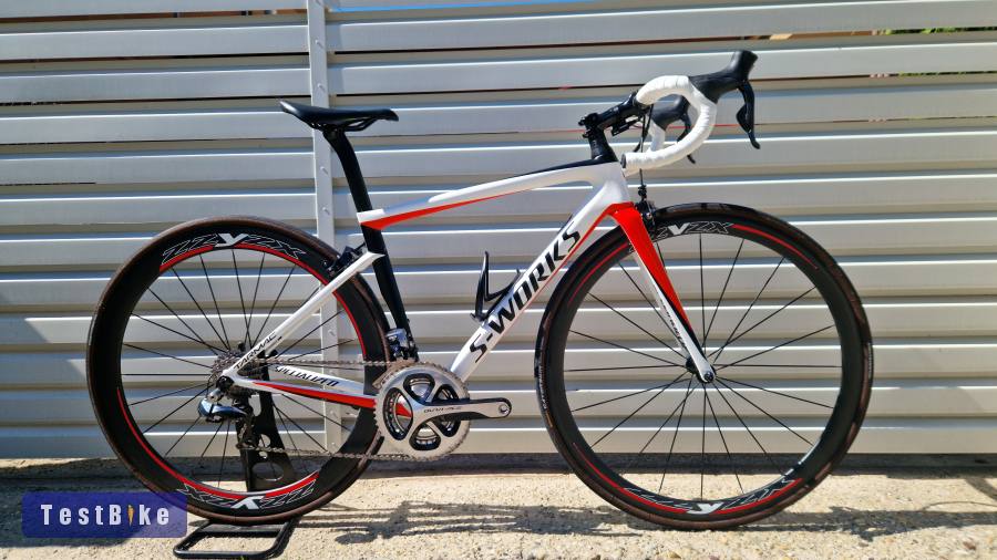 S-works Tarmac SL6 49-es, Dura Ace Di2, karbon kerékszett