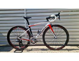 S-works Tarmac SL6 49-es, Dura Ace Di2, karbon kerékszett