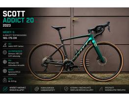 Scott Addict 20 – Shimano 105 Di2 – HMF Carbon – S méret