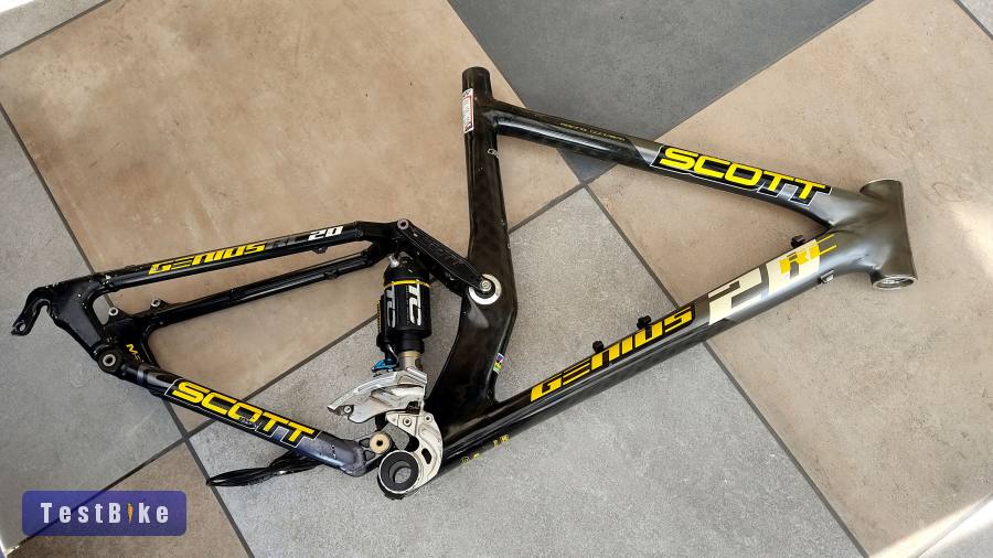 Scott Genius Karbon Fully mtb váz+rugóstag és XT első váltó