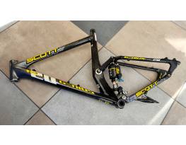 Scott Genius karbon fully mtb váz rugóstaggal,XT e. váltóval