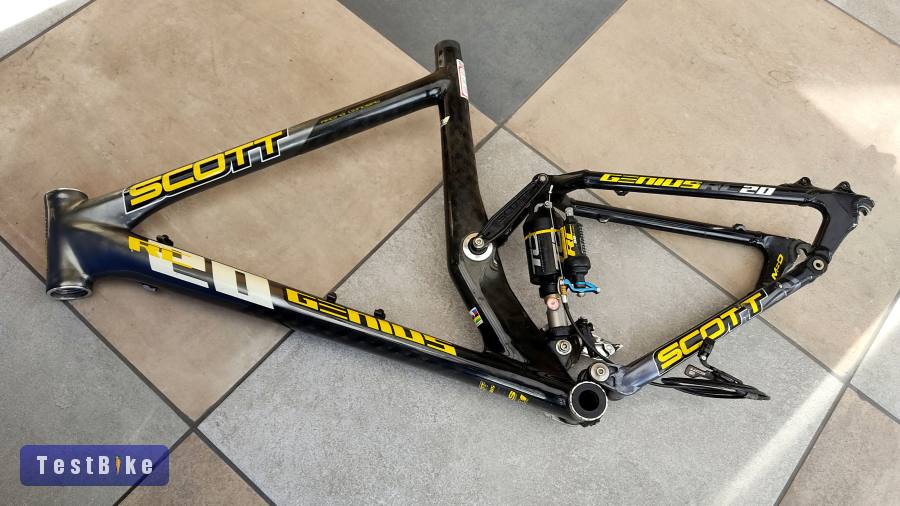 Scott Genius RC20 Karbon Fully mtb váz,rugóstag,XT e. váltó