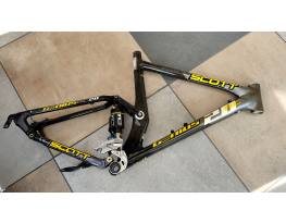 Scott Genius RC20 Karbon Fully mtb váz,rugóstag,XT e. váltó
