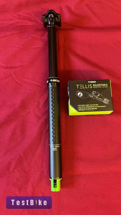 SDG Tellis V2 150mm Új Dropper-nyeregcső + kar, 31,6mm