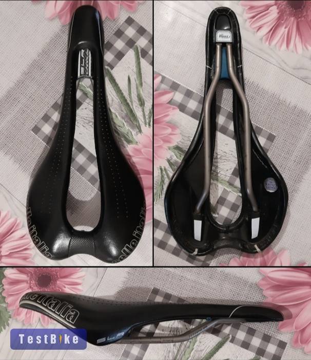 Selle Italia SLR Superflow karbon, titánium nyereg. Újszerű!