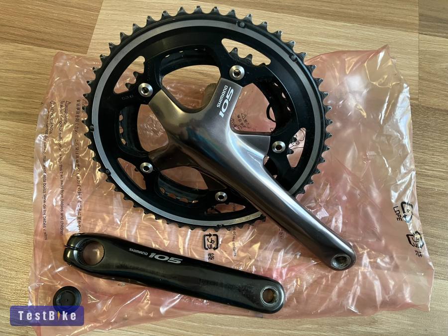 Shimano 105, FC-5600, 2x10 (39/53) országúti hajtókar 175 cm
