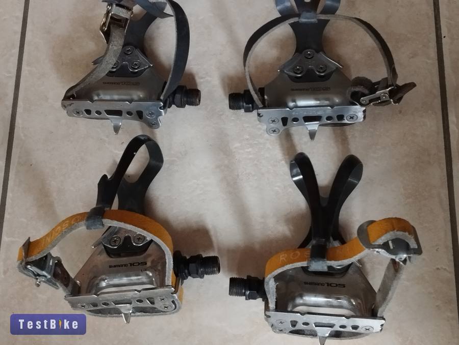 Shimano 105 Vintage klipszes pedál, 2 pár Fixi vagy verseny