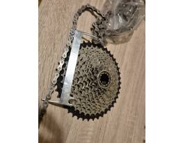 Shimano 11-42 sor + lánc és hozzá tartozó váltó