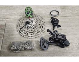 Shimano 12 sebességes komplett váltás XT-Deore Microspline