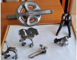 Shimano 2 x 10 Ultegra 6700 hajtás váltás