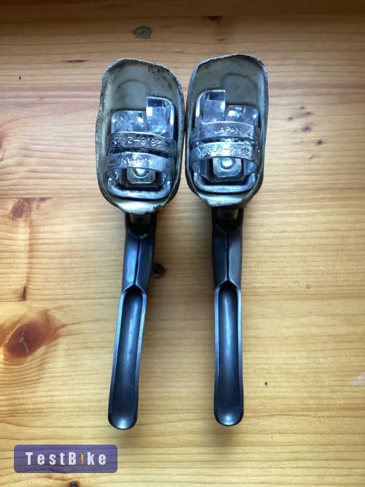 Shimano 600 fékkar, fehér gumival, ritka darab