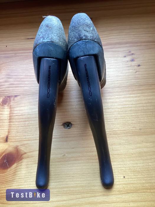 Shimano 600 fékkar, fehér gumival, ritka darab