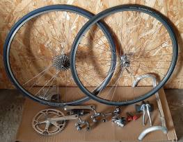 Shimano 600 Tricolor szett 2x7 kerekekkel