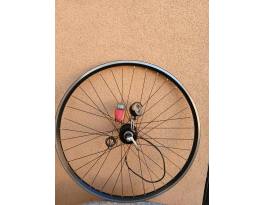 Shimano ALFINE agydinamós első kerék+ lámpák.