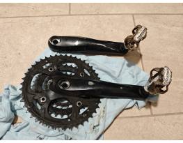 Shimano Alivio 9-es, négyszögtengelyes, 175 mm hajtókarhossz