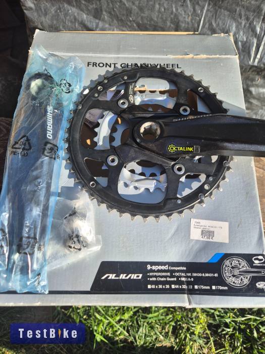 Shimano Alívio Octalink 9s hajtómű 