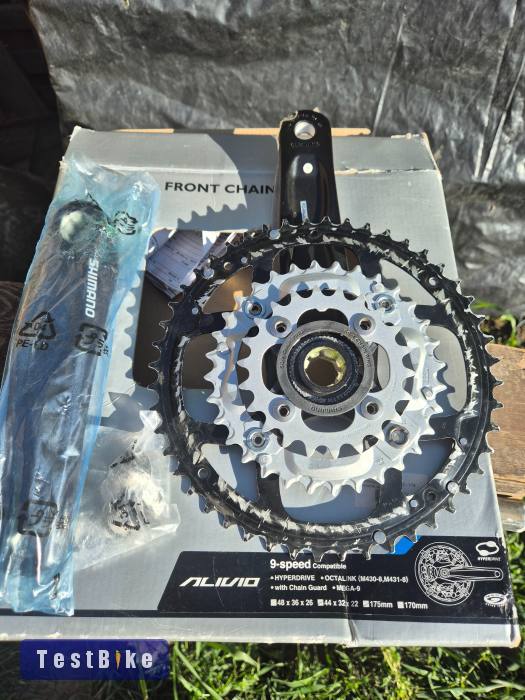 Shimano Alívio Octalink 9s hajtómű 
