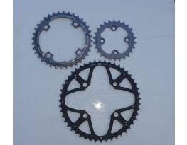 Shimano alumínium lánctányér szett. 48-36-26