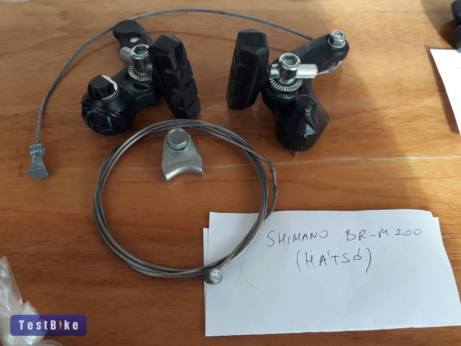 Shimano BR-M200 kantifék alkatrészek: féktestek, bowdenek 