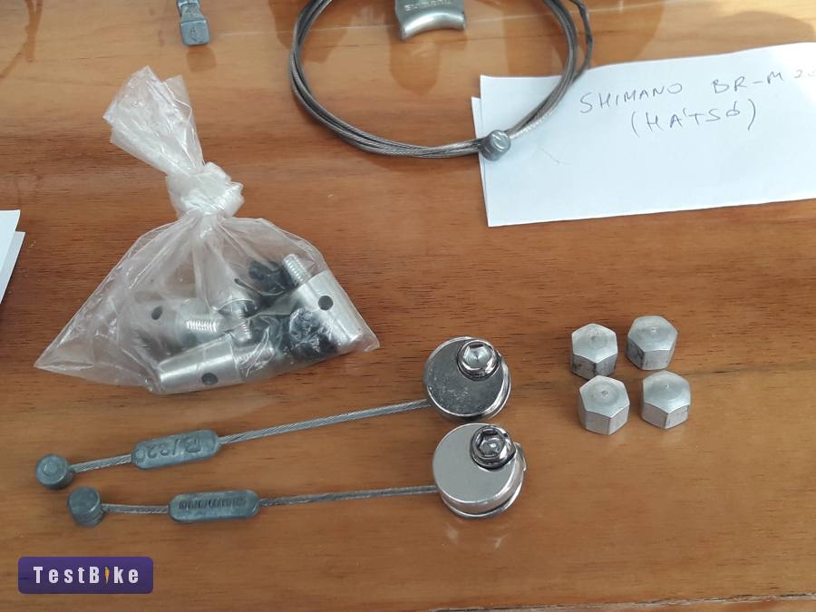 Shimano BR-M200 kantifék alkatrészek: féktestek, bowdenek 