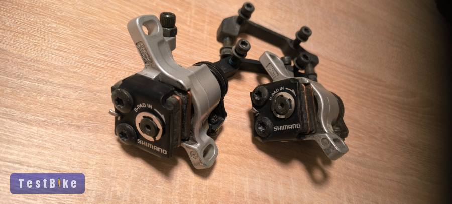 Shimano BR M415 mechanikus tárcsafék párban + rotor