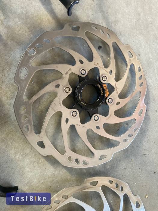 Shimano br-m6120 4 dugós fékszett RT70 ice tech tárcsákkal!