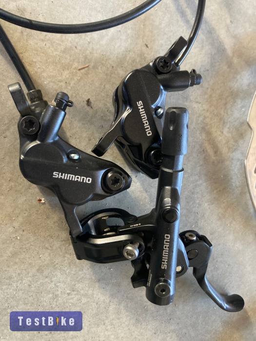 Shimano br-m6120 4 dugós fékszett RT70 ice tech tárcsákkal!