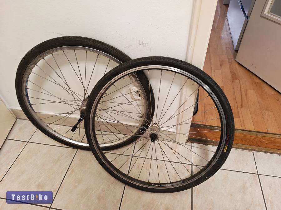 Shimano Deore / XT agyas 26-os felnifekes kerékpár Kerekszett