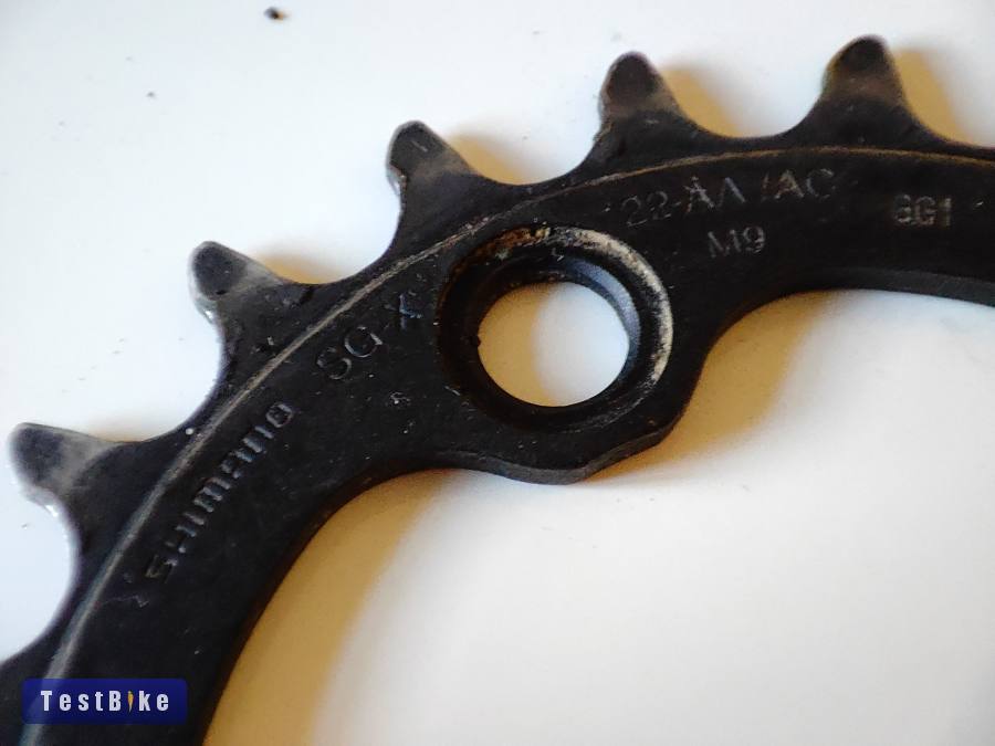 Shimano Deore, acél 22-es, 4 lyukas 64 mm lánctányér