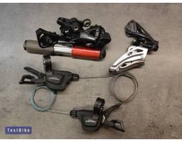 Shimano Deore 2x10 váltás szett (váltók+váltókarok)