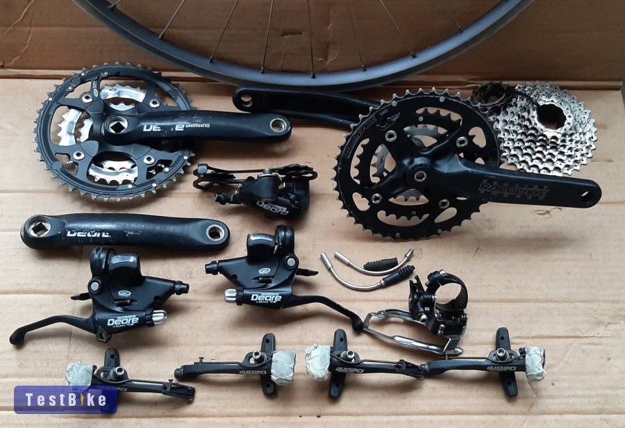 Shimano deore 3x9 mtb trekking kerékpár szett eladó