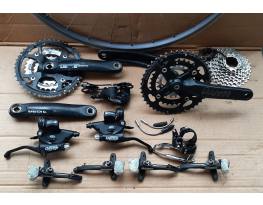 Shimano deore 3x9 mtb trekking kerékpár szett eladó