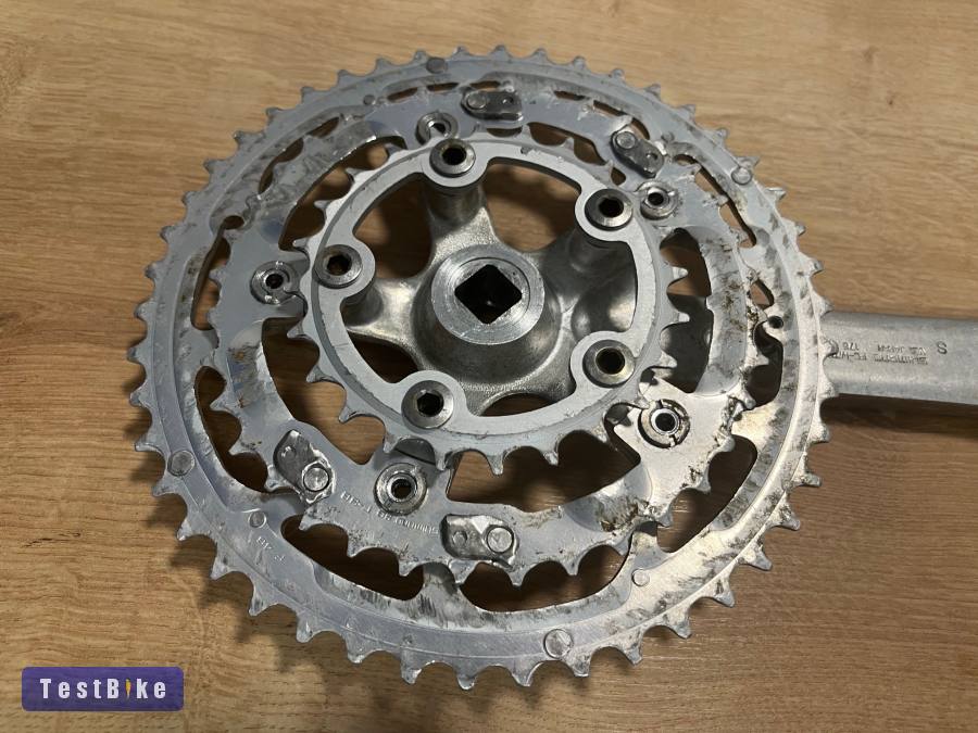 Shimano Deore DX retro mtb hajtókar 175mm 46-36-24 SGX