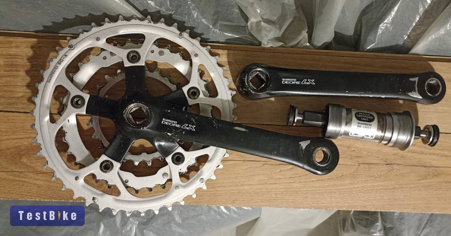 Shimano Deore LX 175mm hajtómű, csapággyal 