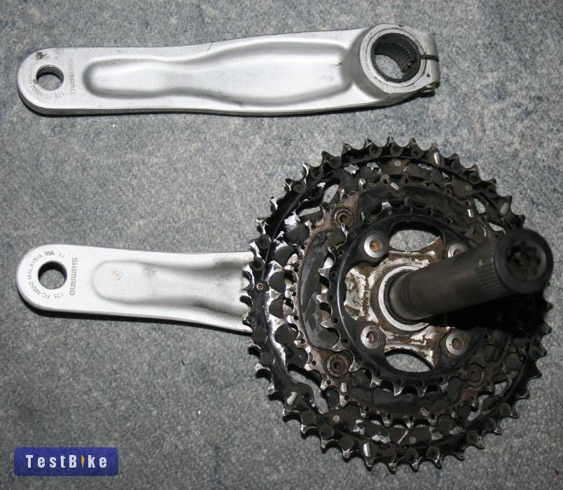 Shimano Deore montis hajtómű hajtókar lánctányér