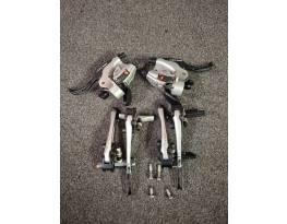 Shimano Deore XT, 750 fékváltó kar és fék.