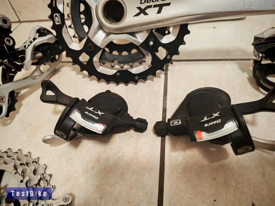 Shimano Deore XT 3x10 sebességes valtokar